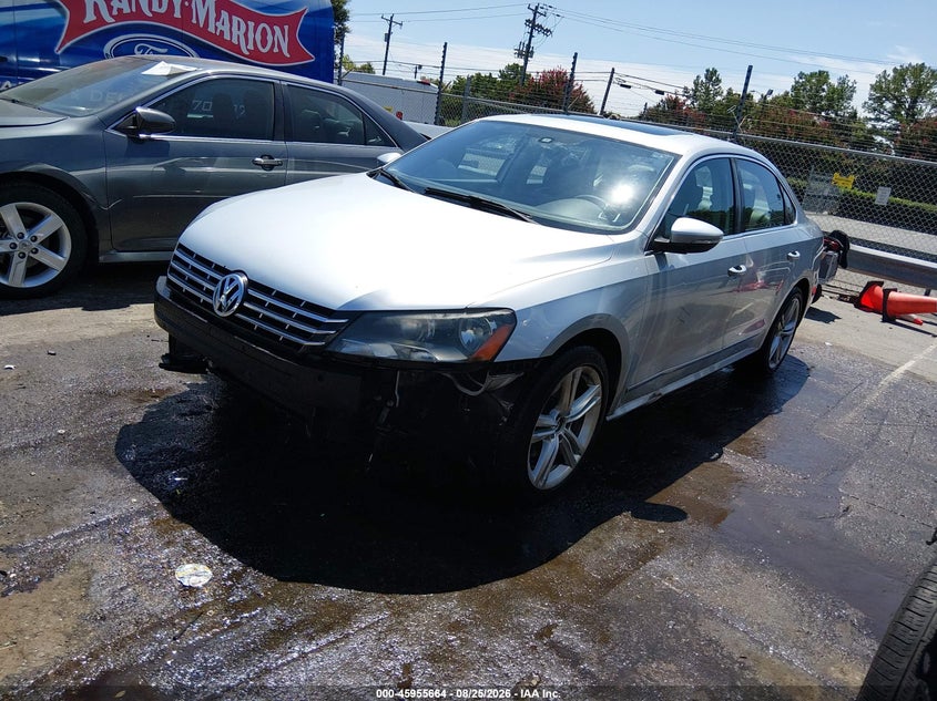 2012 VOLKSWAGEN PASSAT SEDAN 3.6L V-6 DI, DOHC, VVT, 280HP