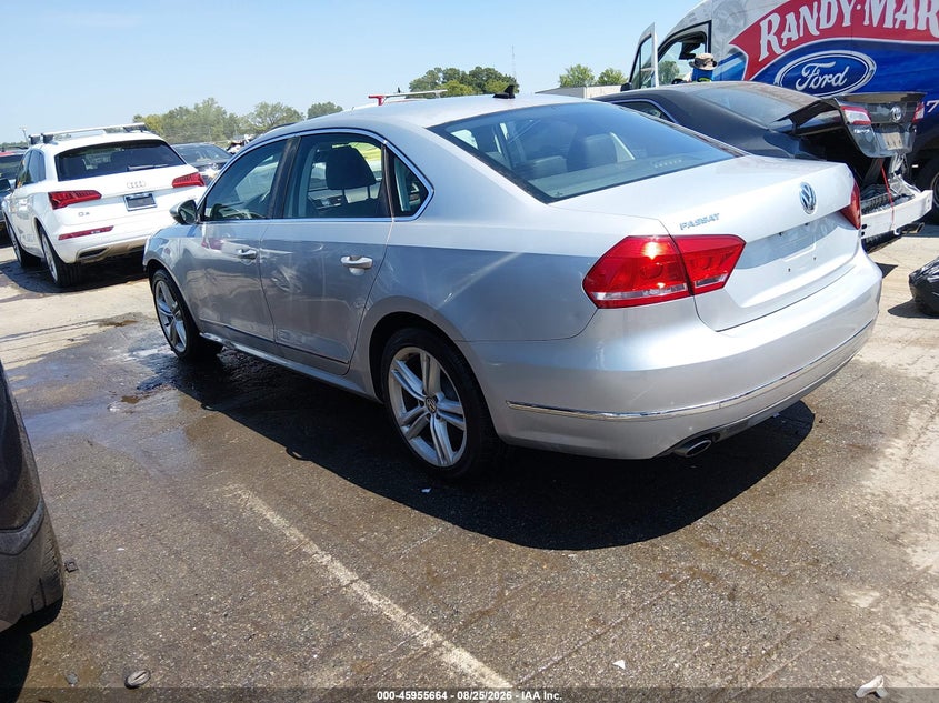 2012 VOLKSWAGEN PASSAT SEDAN 3.6L V-6 DI, DOHC, VVT, 280HP