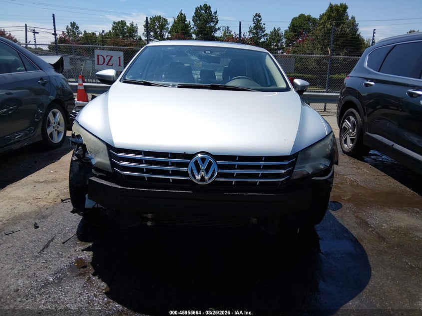 2012 VOLKSWAGEN PASSAT SEDAN 3.6L V-6 DI, DOHC, VVT, 280HP