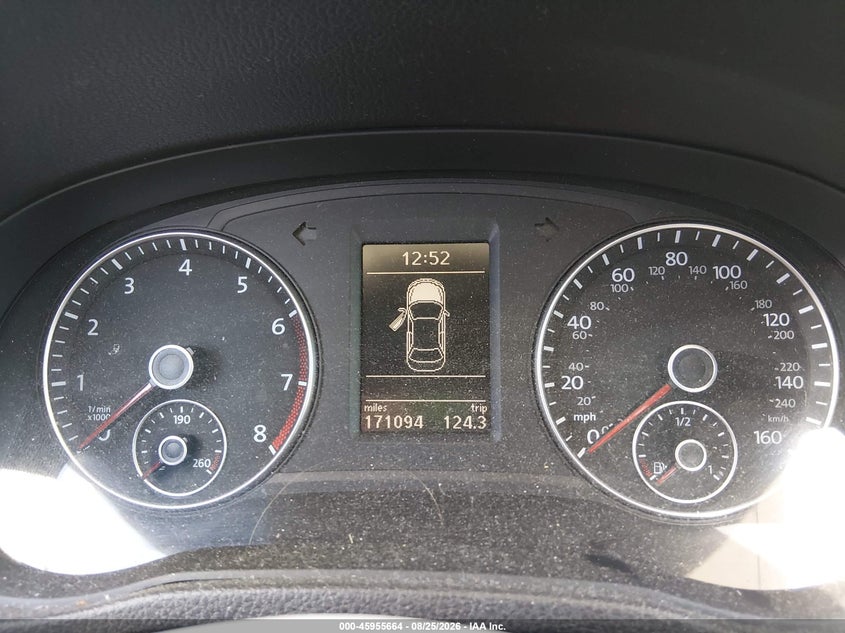 2012 VOLKSWAGEN PASSAT SEDAN 3.6L V-6 DI, DOHC, VVT, 280HP