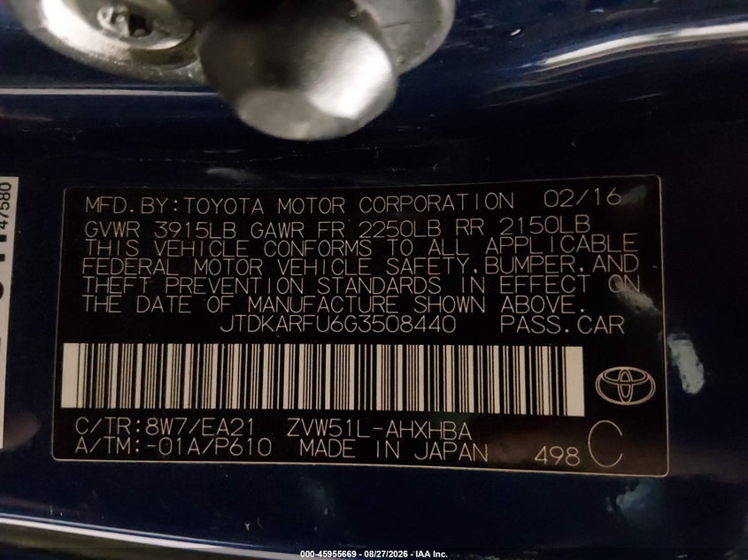 TOYOTA PRIUS - zdjęcie 9