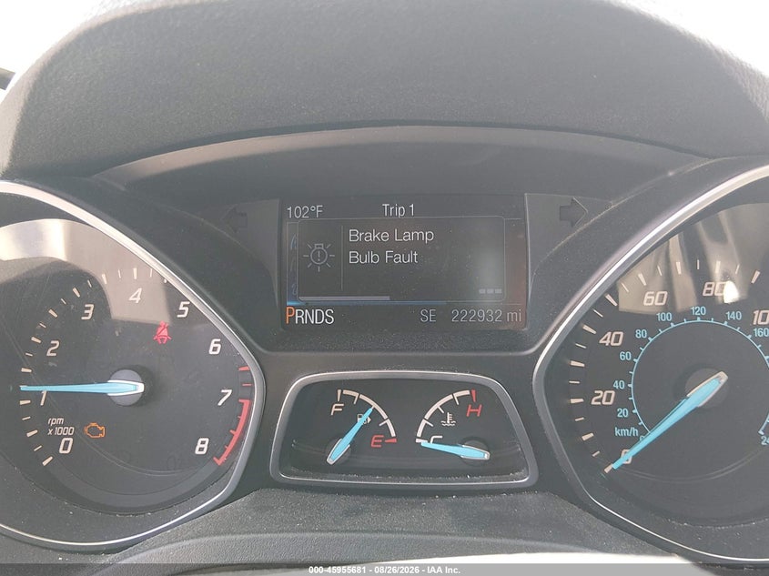 2016 FORD ESCAPE SPORT UTILITY VEHICLE 2.5L I-4 DOHC, VVT, 168HP
