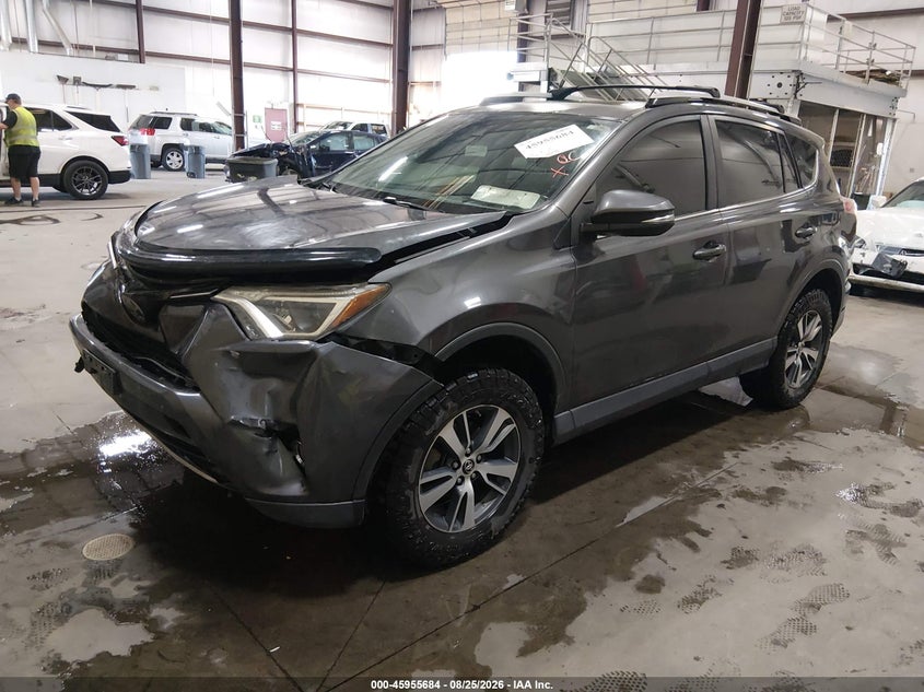 2017 Toyota RAV 4, Удар спереди, IAAI, VIN JTMRFREV5HJ118131 — фото 2