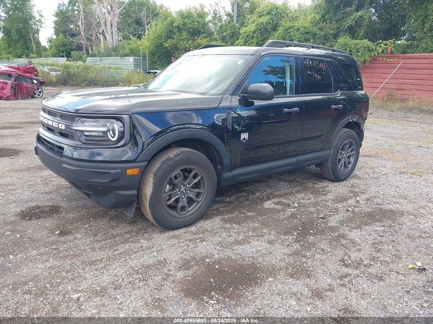 2023 Ford Bronco Sport Big Bend, Rear, IAAI, VIN 3FMCR9B66PRE23177 — photo 2