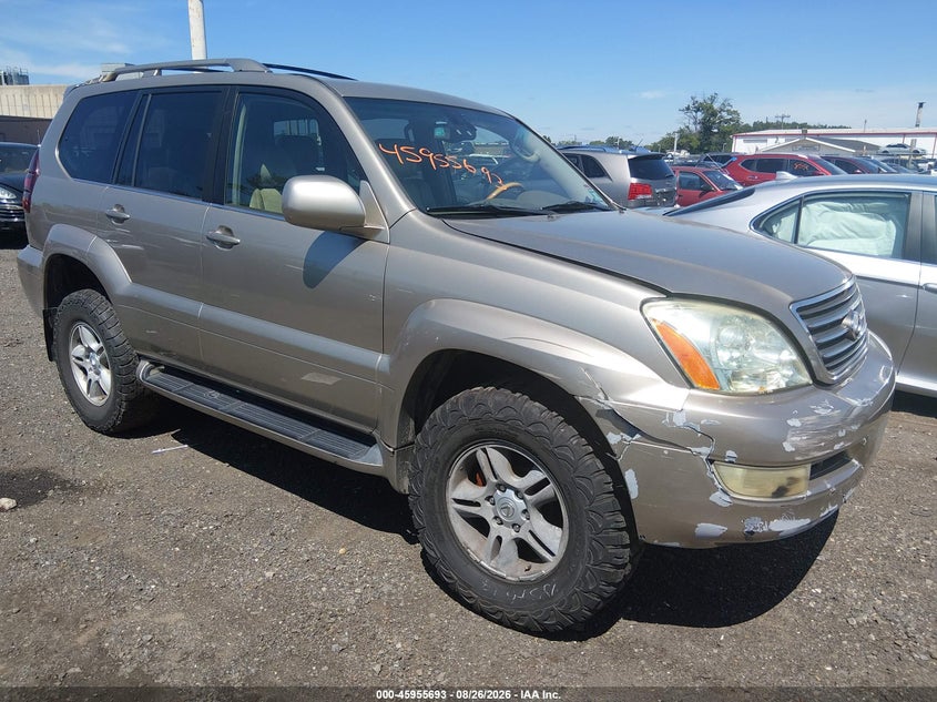 2004 LEXUS GX SPORT UTILITY VEHICLE 4.7L V-8 DOHC, PREMIUM , 235HP
