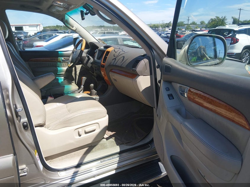 2004 LEXUS GX SPORT UTILITY VEHICLE 4.7L V-8 DOHC, PREMIUM , 235HP