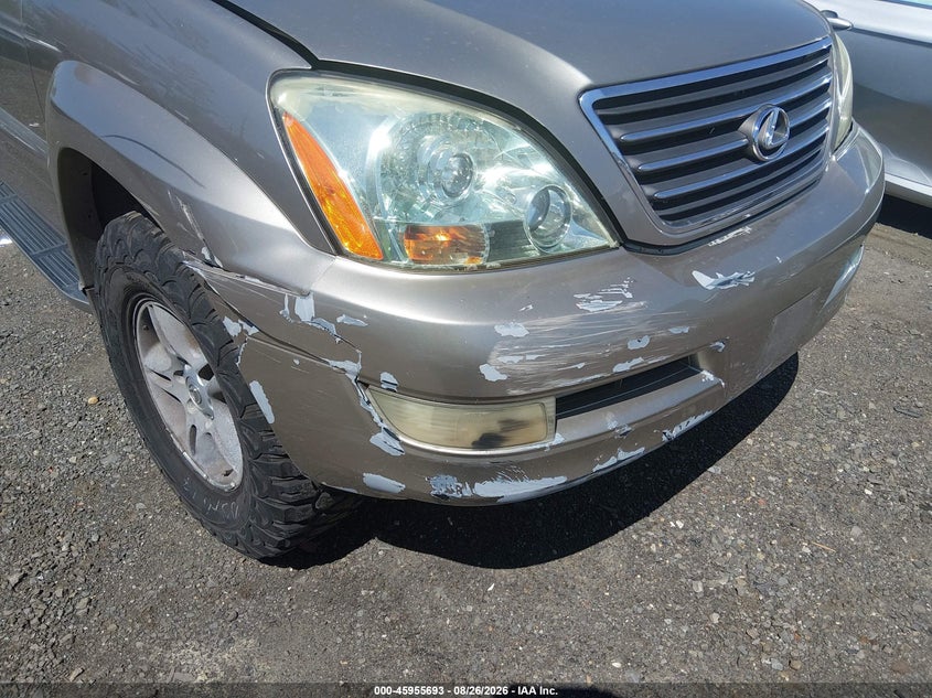 2004 LEXUS GX SPORT UTILITY VEHICLE 4.7L V-8 DOHC, PREMIUM , 235HP