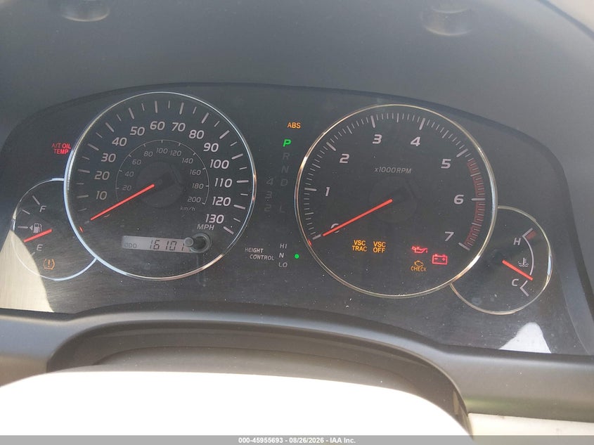 2004 LEXUS GX SPORT UTILITY VEHICLE 4.7L V-8 DOHC, PREMIUM , 235HP