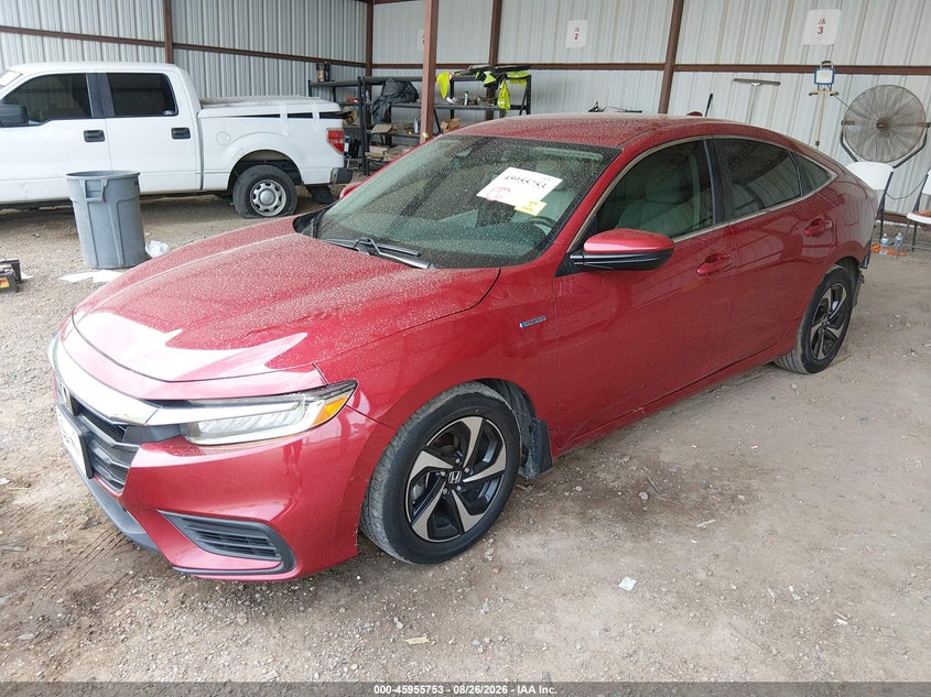 2021 Honda Insight, Rear, IAAI, VIN 19XZE4F53ME005404 — photo 2