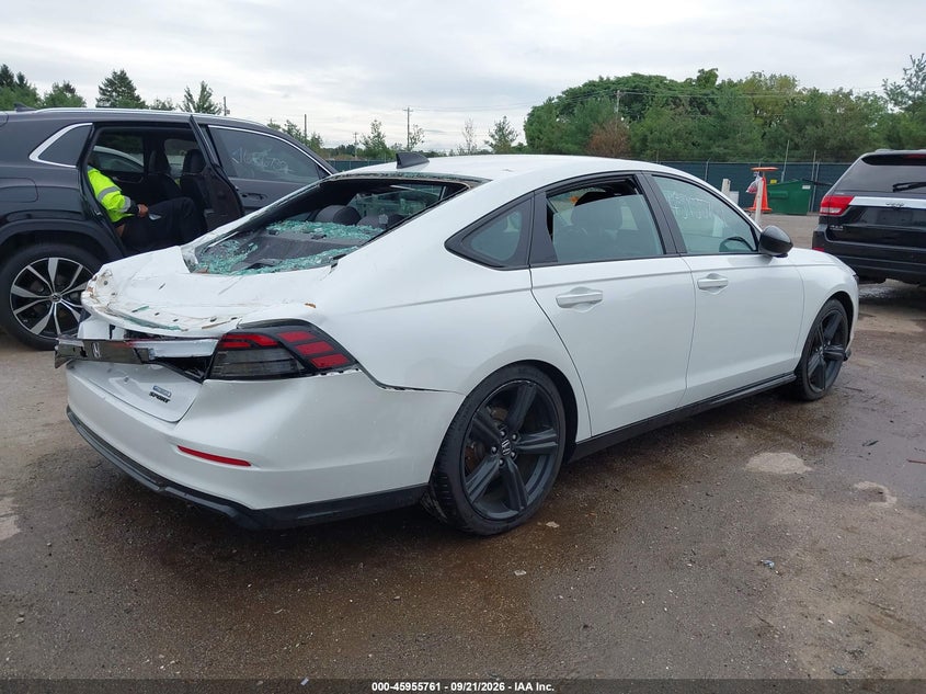Vin: 1hgcy2f73pa070331, lot: 46454975, honda accord hybrid sport-l 20234