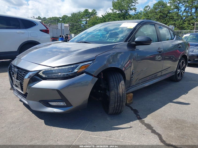 2021 Nissan Sentra Sr Xtronic Cvt, Left Front, IAAI, VIN 3N1AB8DV7MY202335 — photo 2