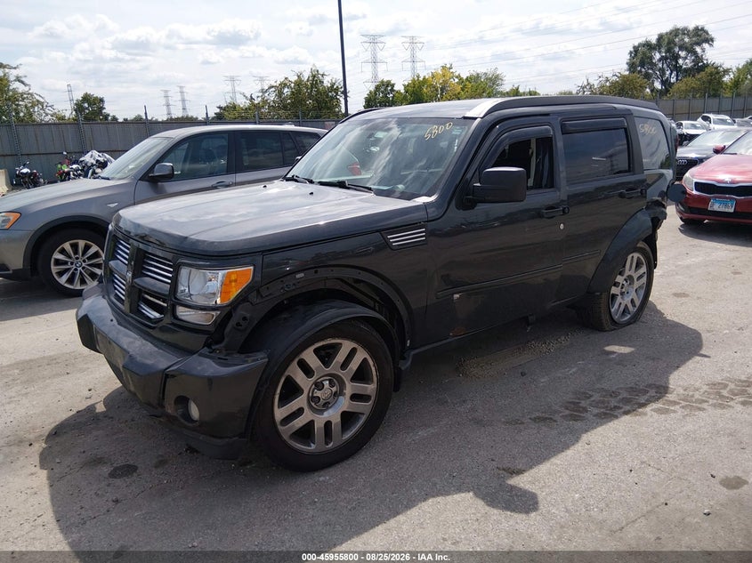 2010 Dodge Nitro, Перёд и зад, IAAI, VIN 1D4PU4GK9AW174619 — фото 2