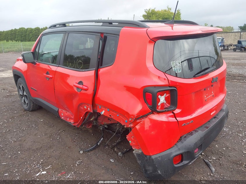 Vin: zacnjbc13lpl77369, lot: 46455020, jeep renegade trailhawk 4x4 20203