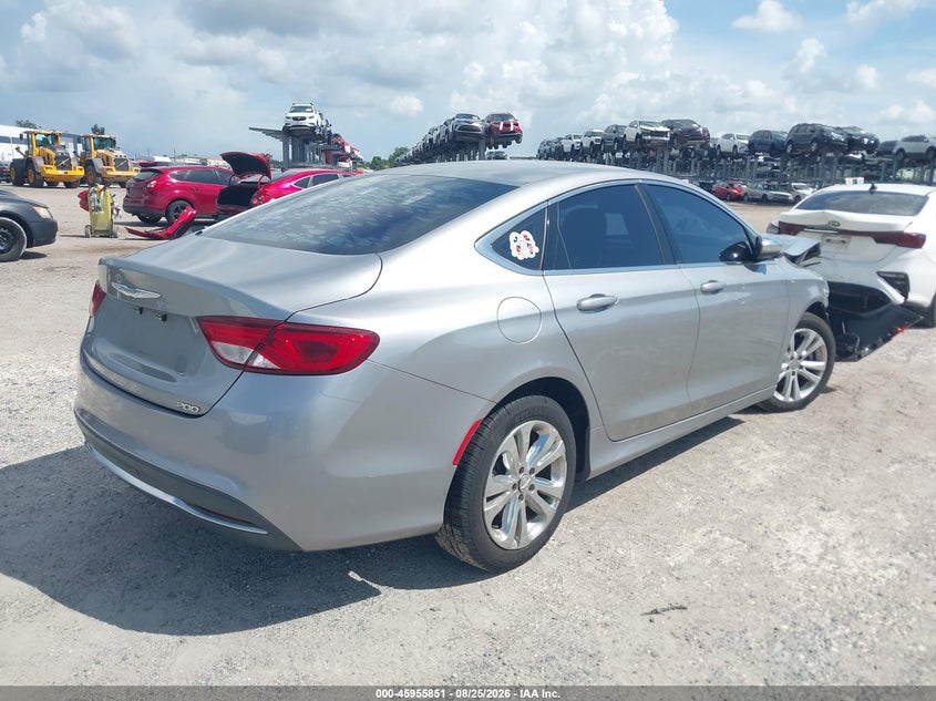 2015 CHRYSLER 200 auction photo 4