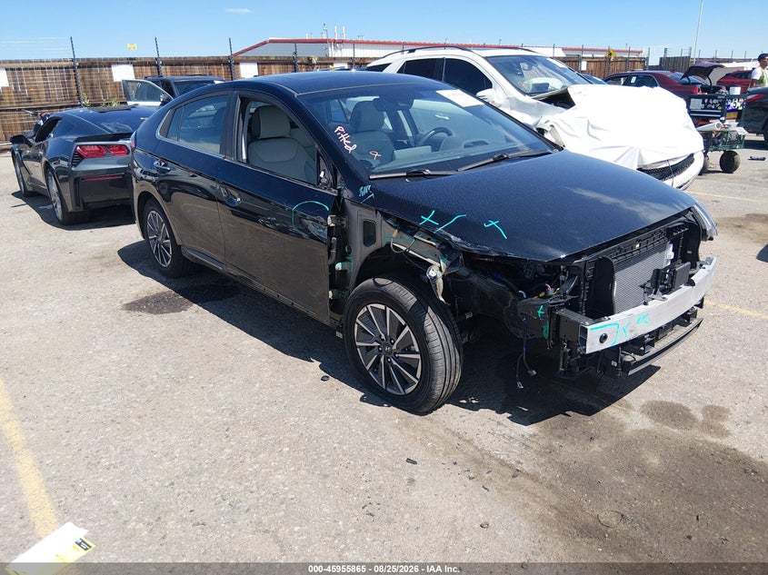 2021 Hyundai Ioniq Electric Limited, Перёд, IAAI, VIN KMHC85LJ0MU077517
