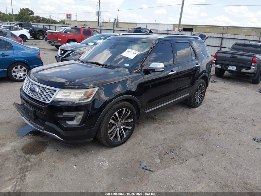 2016 Ford Explorer, Front End, IAAI, VIN 1FM5K8HT1GGD08465 — photo 2