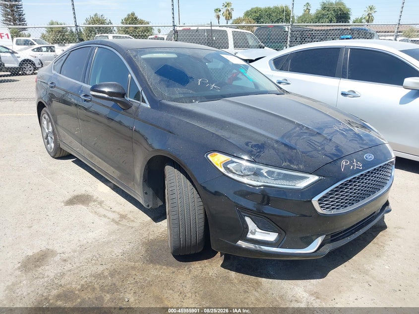 Vin: 3fa6p0ru8lr141484, lot: 46455115, ford fusion hybrid titanium 20201