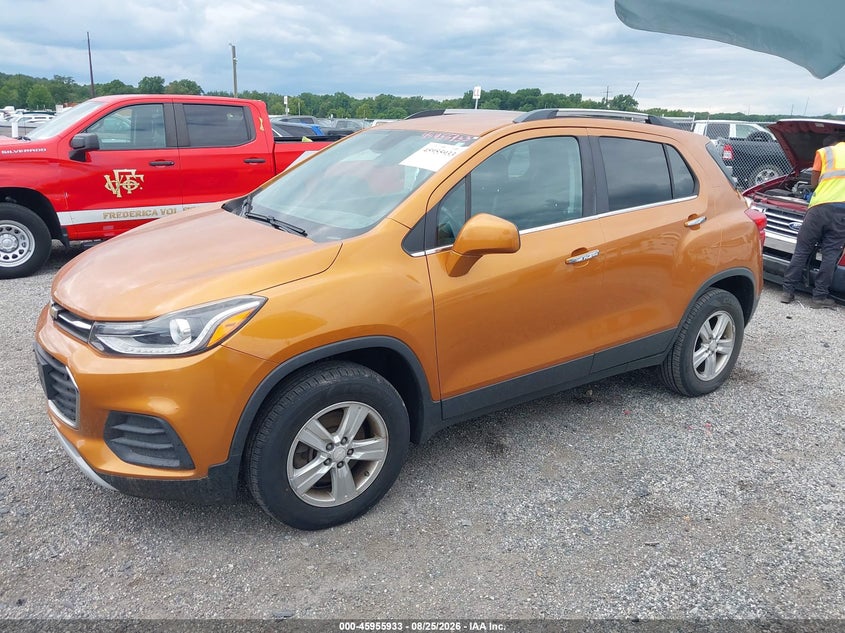 2017 Chevrolet Trax, Left & Right Side, IAAI, VIN 3GNCJPSB6HL161234 — photo 2