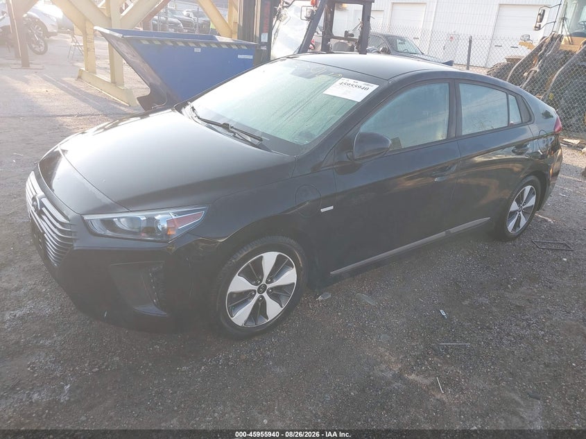 2019 Hyundai Ioniq Plug-In Hybrid, Flood, IAAI, VIN KMHC65LD4KU139014 — photo 2