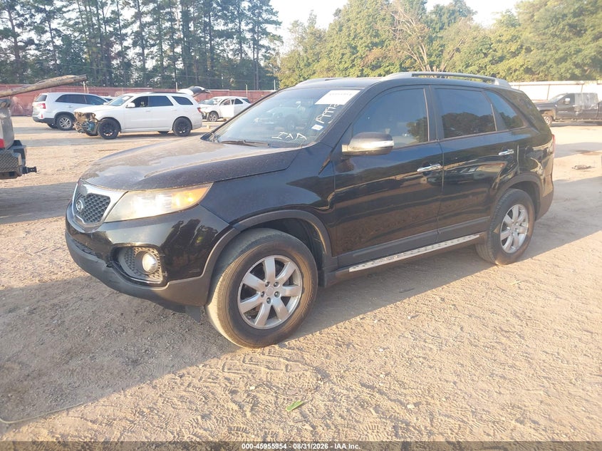 2012 Kia Sorento, Left Rear, IAAI, VIN 5XYKT4A68CG199923 — photo 2