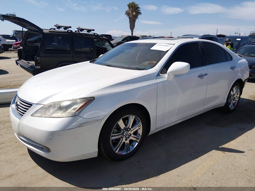 2007 Lexus ES, Rear, IAAI, VIN JTHBJ46G772078287 — photo 2