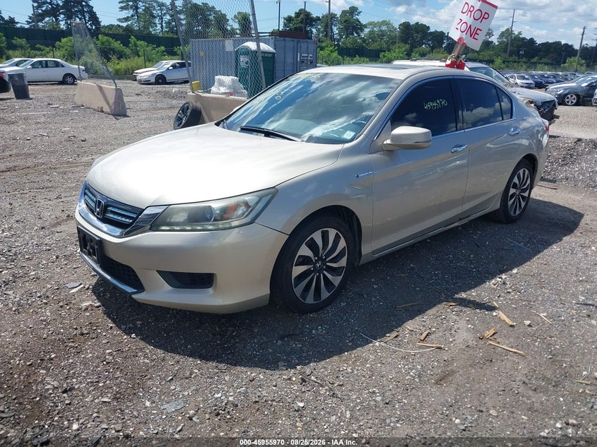 Vin: 1hgcr6f52fa001227, lot: 46455184, honda accord hybrid ex-l 20152