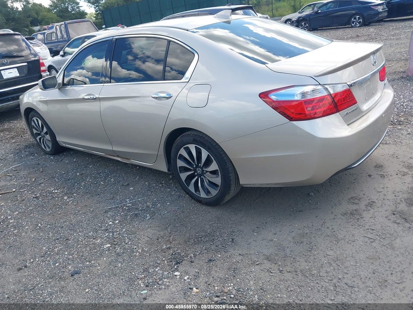 Vin: 1hgcr6f52fa001227, lot: 46455184, honda accord hybrid ex-l 20153