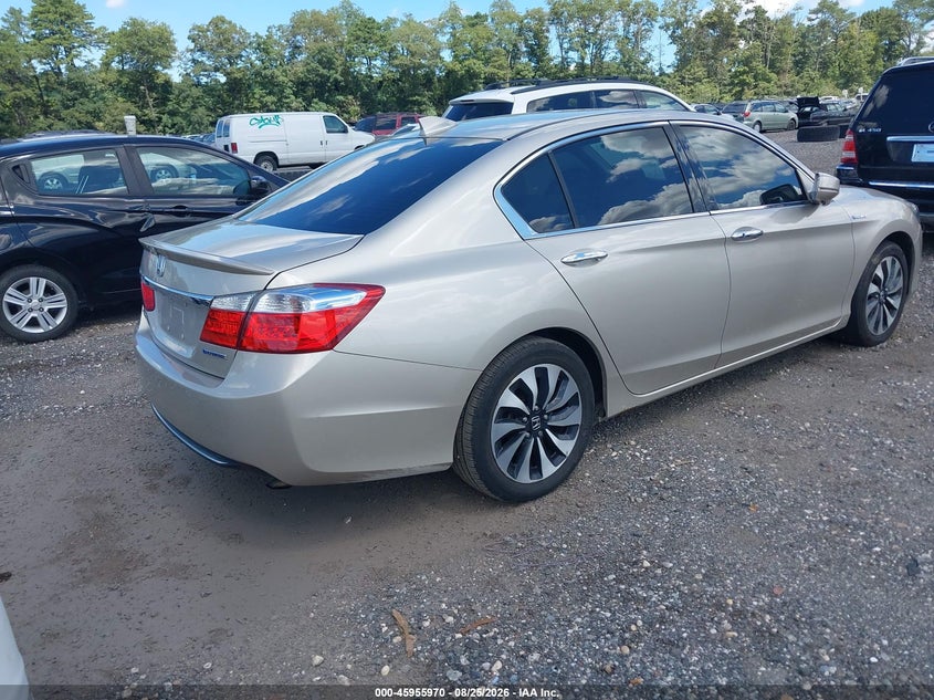 Vin: 1hgcr6f52fa001227, lot: 46455184, honda accord hybrid ex-l 20154