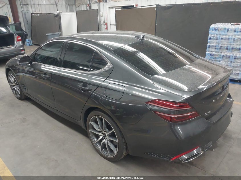 Vin: kmtg34scxru139533, lot: 46455230, genesis g70 2.5t rwd 20243