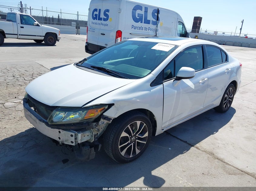 2013 Honda Civic, Обычный износ, IAAI, VIN 19XFB2F92DE039692 — фото 2