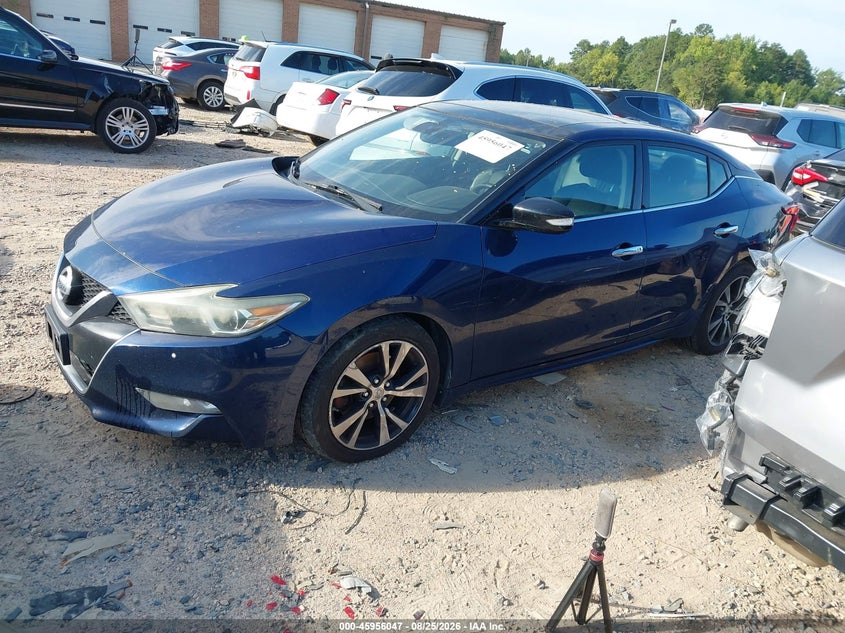 2018 Nissan Maxima, Front End, IAAI, VIN 1N4AA6AP0JC361458 — photo 2