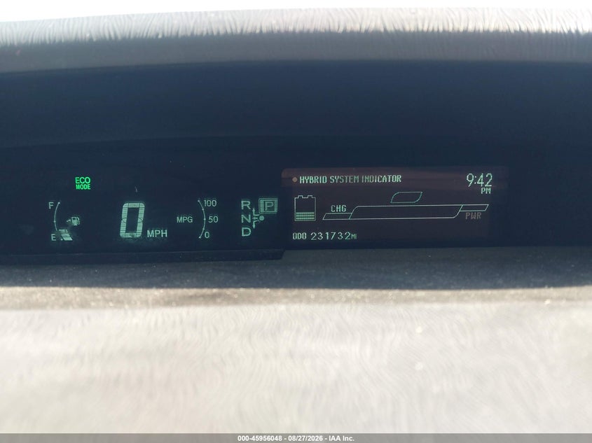 2011 TOYOTA PRIUS auction photo 7