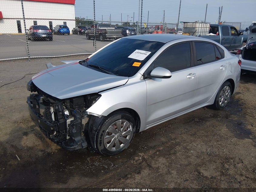 2019 Kia Rio, Удар спереду, IAAI, VIN 3KPA24AB6KE217729 — фото 2