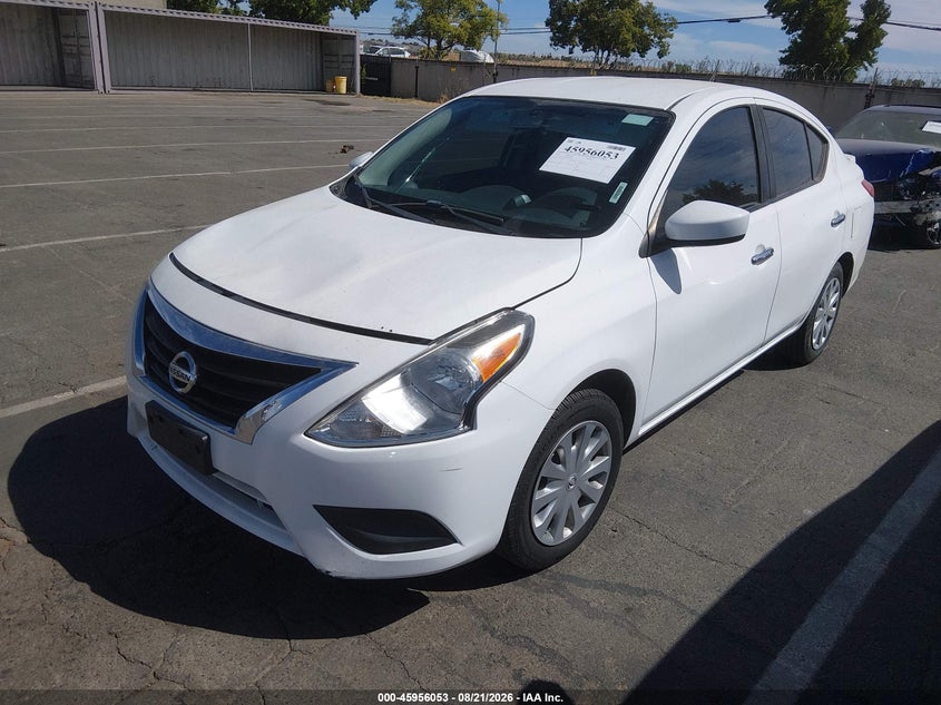 2019 Nissan Versa, Front End, IAAI, VIN 3N1CN7AP7KL859730 — photo 2