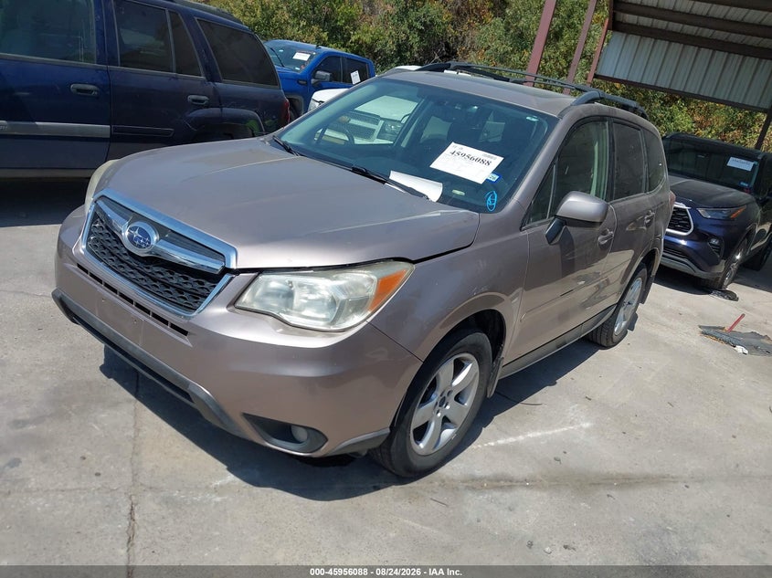 2014 SUBARU FORESTER SPORT UTILITY VEHICLE 2.5L H-4 DOHC, VVT, 170HP