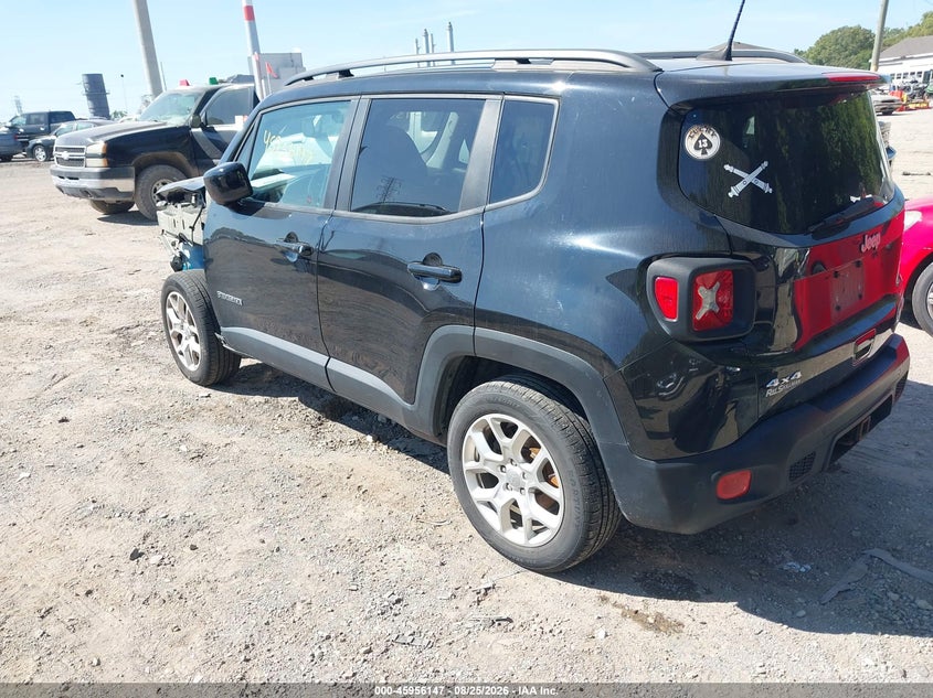 Vin: zaccjbbb4jph39923, lot: 46455361, jeep renegade latitude 4x4 20183