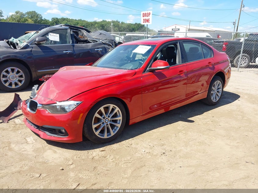 2017 BMW 3er, Right Front, IAAI, VIN WBA8E5G34HNU44981 — photo 2