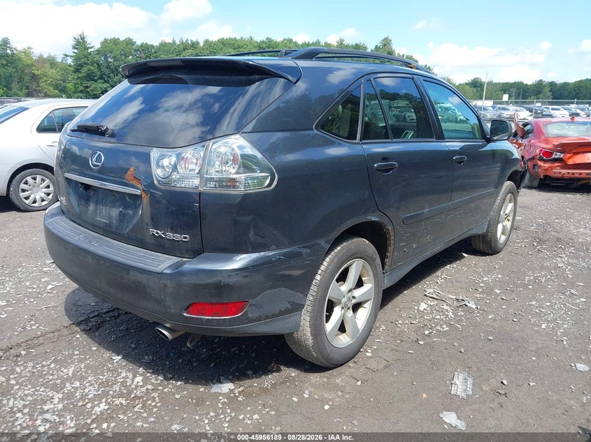 2005 LEXUS RX SPORT UTILITY VEHICLE 3.3L V-6 DOHC, VVT, REGULAR , 230HP