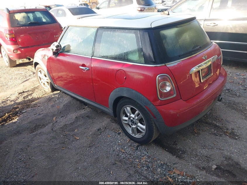 2012 MINI COOPER auction photo 3
