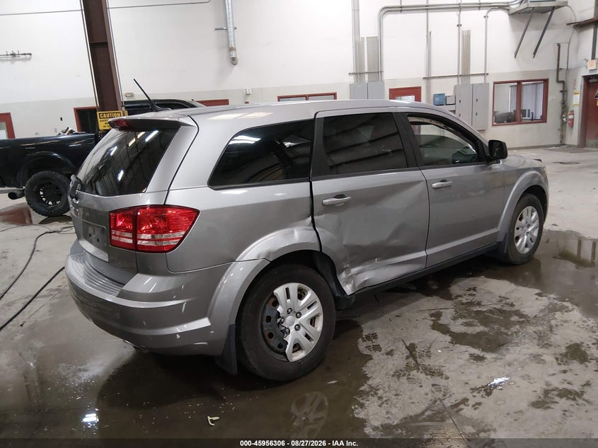 Vin: 3c4pdcab6ft679644, lot: 46455520, dodge journey american value pkg 20154