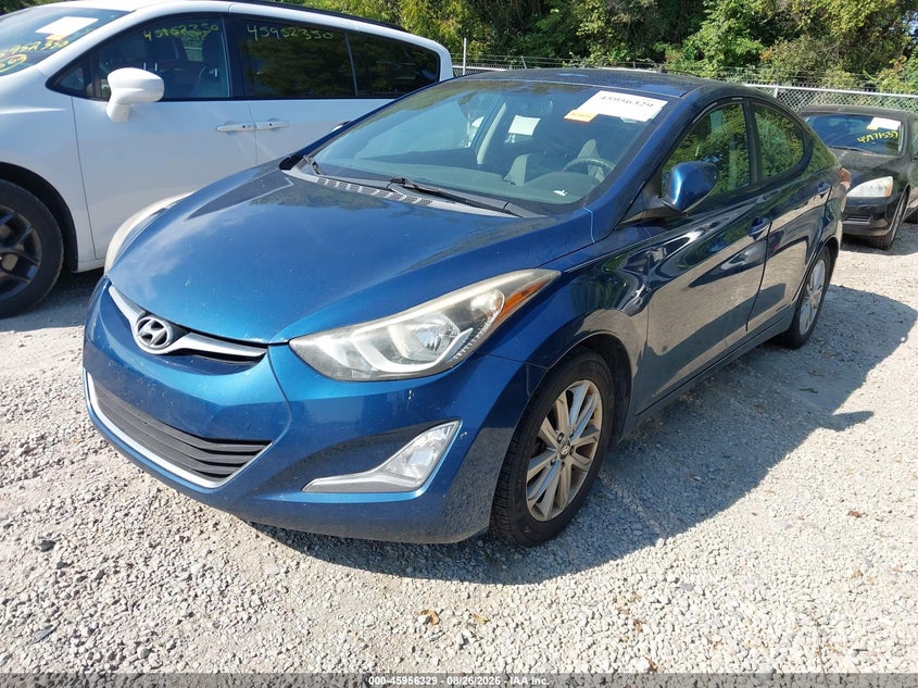 2016 Hyundai Elantra, Звичайний знос, IAAI, VIN KMHDH4AE0GU522458 — фото 2