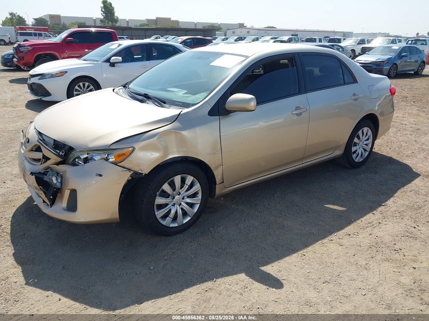 2012 Toyota Corolla, Front End, IAAI, VIN 5YFBU4EE8CP021603 — photo 2