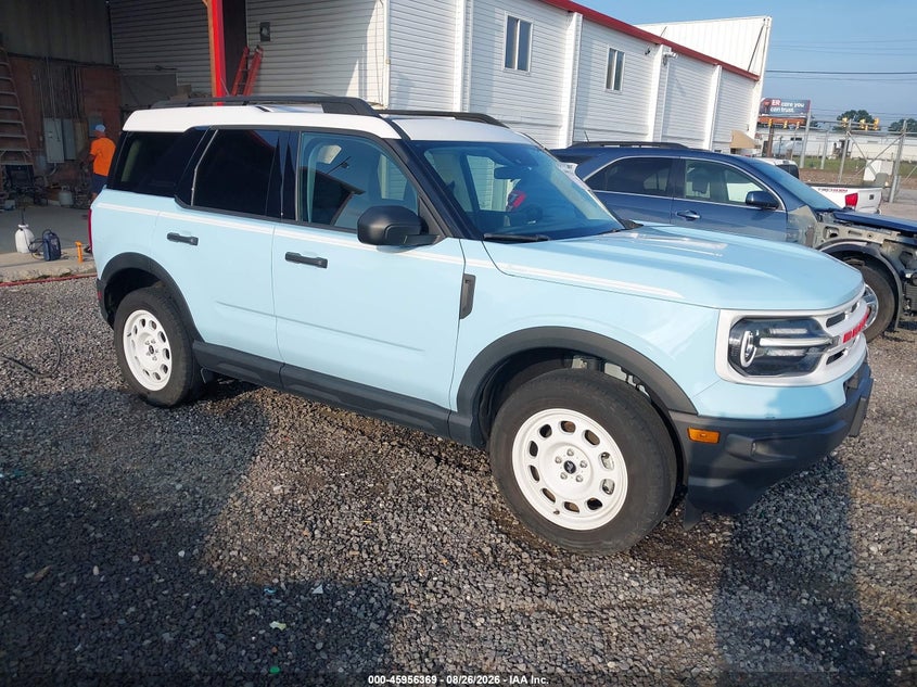Vin: 3fmcr9g69prd80964, lot: 46455583, ford bronco sport heritage 20231