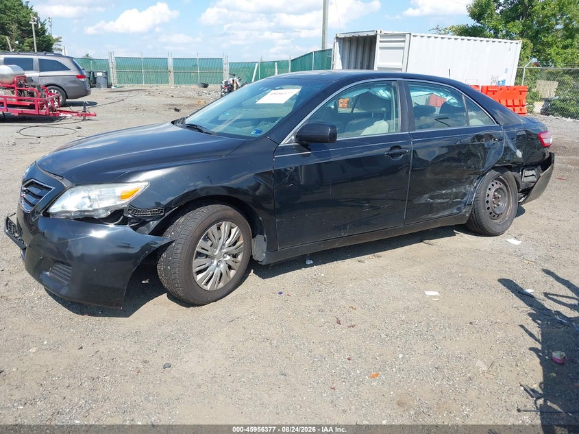 2011 Toyota Camry, Rear, IAAI, VIN 4T1BF3EK6BU743739 — photo 2