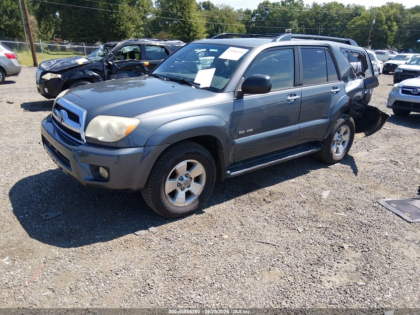 2006 Toyota 4Runner, Rear, IAAI, VIN JTEBU14R160092090 — photo 2