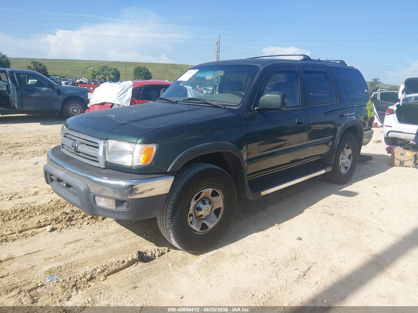 2000 TOYOTA 4RUNNER SPORT UTILITY VEHICLE 3.4L V-6 DOHC, REGULAR , 183HP