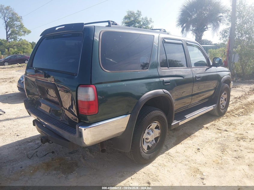 2000 TOYOTA 4RUNNER SPORT UTILITY VEHICLE 3.4L V-6 DOHC, REGULAR , 183HP