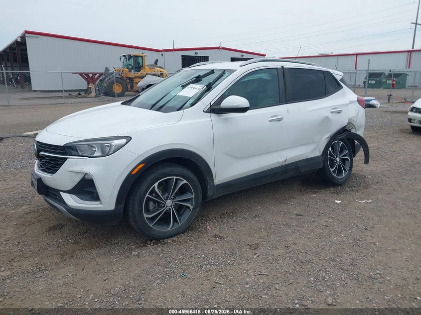 2023 Buick Encore GX, Left Rear, IAAI, VIN KL4MMDS27PB049751 — photo 2