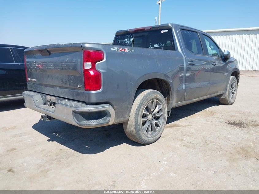 Vin: 3gcuyded7lg378068, lot: 46455636, chevrolet silverado 1500 4wd  short bed lt 20204