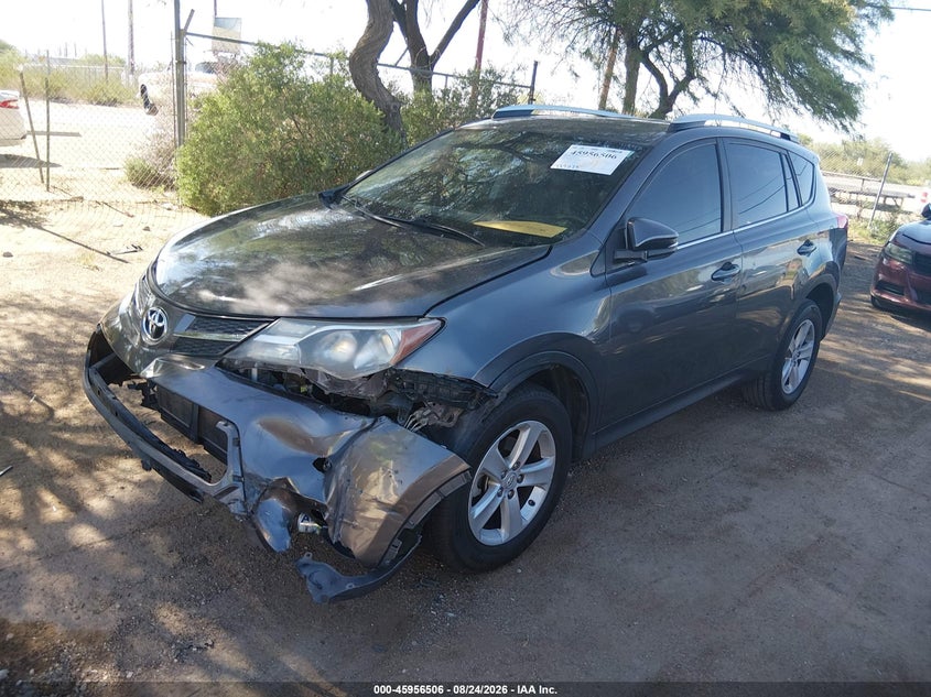 2014 Toyota RAV 4, Удар спереду, IAAI, VIN 2T3WFREVXEW120005 — фото 2